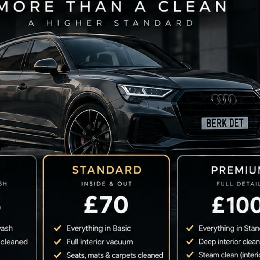 Clean detailed car front